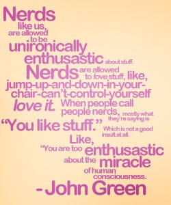 John Green_Nerd Quote